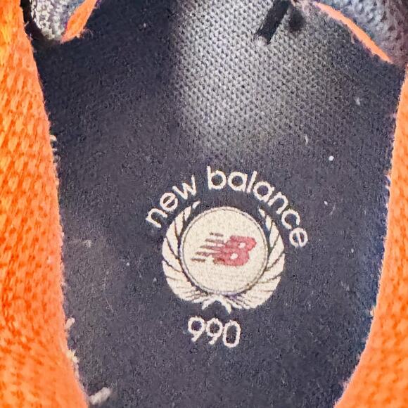 New Balance Shoes Womens 7 Blue 990v4 Running Athletic Sneakers Trainers - Picture 11 of 13